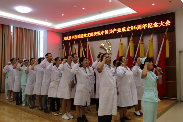 凤庆县中医医院组织开展庆祝建党96周年系列活动(图3)