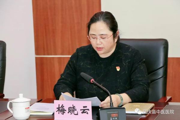 凤庆县中医医院医共体总院召开2021年党风廉政建设工作会议(图4)